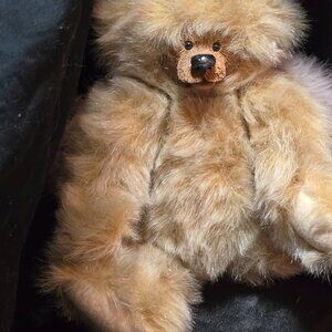 Handcrafted Artistry Originals Blonde Mohair Teddy Bear LE 2196